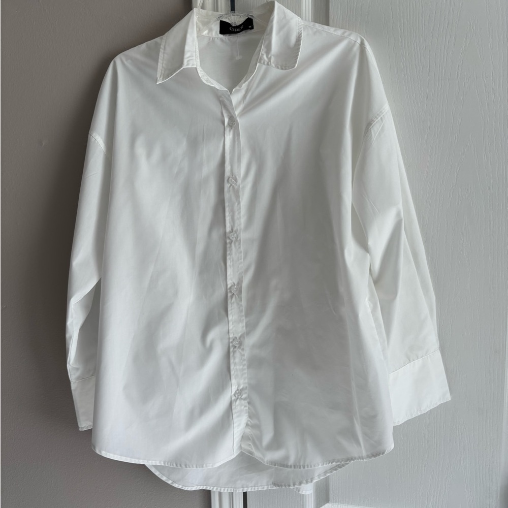 Cider Crisp White Men's Dress Shirt